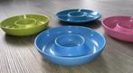 4 Melamine hapjes tapas snack bordjes schaaltjes, Overige materialen, Ophalen of Verzenden, Overige stijlen, Schaal of Schalen