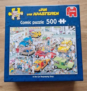 Jan v Haasteren puzzel: In the car respraying Shop: 500 stuk beschikbaar voor biedingen