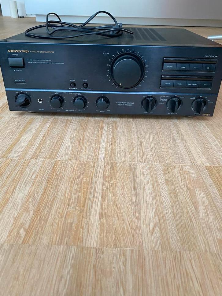 Onkyo A-8650 Versterker, Audio, Tv en Foto, Versterkers en Receivers, Gebruikt, 5.1, Onkyo, Ophalen