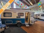 Eriba Touring 542 Harbour Blue; vakantie voordeel €, Caravans en Kamperen, Caravans, Standaardzit, Bedrijf, 4 tot 5 meter, Lengtebed