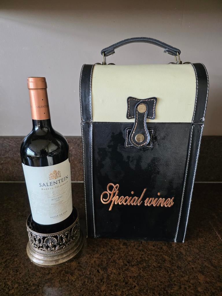 Stijlvolle wijn  cadeaukoffer, Antiek en Kunst, Ophalen of Verzenden