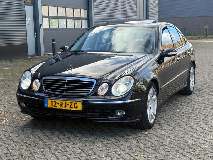 Mercedes-Benz E-Klasse 3.5 E350 Sedan AUT 2005 Zwart, Auto's, Mercedes-Benz, Particulier, E-Klasse, Airbags, Airconditioning, Alarm