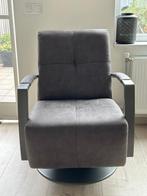 Draai fauteuil, Huis en Inrichting, Fauteuils, Ophalen, Minder dan 75 cm, Zo goed als nieuw, Metaal