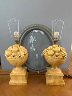 Vintage brocante set lampenvoeten schemerlamp, Huis en Inrichting, Ophalen of Verzenden, Zo goed als nieuw, Minder dan 50 cm