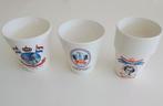 3 bekers koninklijk huis. 1x Juliana, 2x Beatrix en Claus, Verzamelen, Ophalen of Verzenden, Gebruikt, Servies