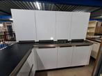 Complete keuken Compleet met APP 120Keukens op voorraad 2744, Huis en Inrichting, Keuken | Complete keukens, Wit, Hoekkeuken, Ophalen of Verzenden