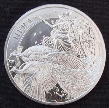 1 oz Hera & The Peacock Zilver Munt 2022 beschikbaar voor biedingen