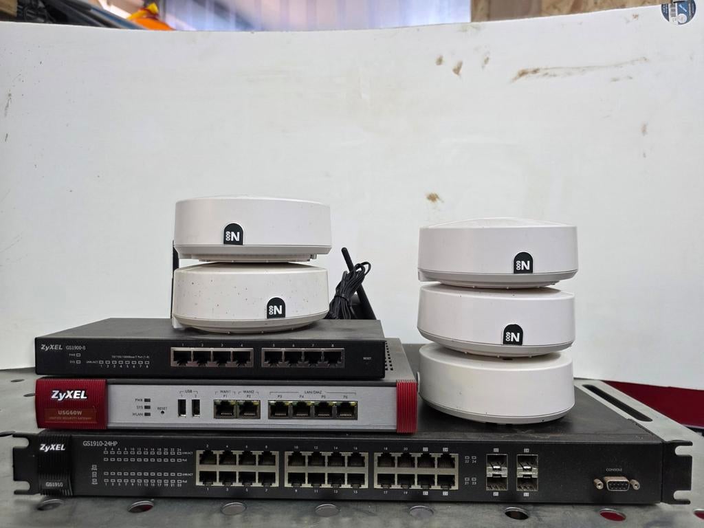 ZyXEL set: USG60W, Switches, Access Point, Ophalen of Verzenden