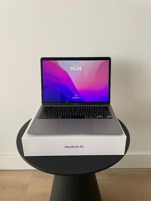 Apple Macbook Air M1 13 inch 512GB Space Grey, Computers en Software, Apple Macbooks, Gebruikt, MacBook Air, 13 inch, 2 tot 3 Ghz