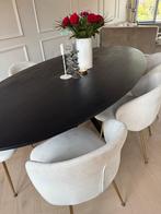 Ovale Mango Houten Eettafel, Huis en Inrichting, Tafels | Eettafels, 100 tot 150 cm, Teakhout, 200 cm of meer, Ophalen of Verzenden