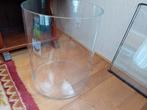 Glazen vaas 36 cm hoog diameter 30 cm, Huis en Inrichting, Ophalen, Overige kleuren, Minder dan 50 cm, Glas
