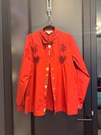 Never fully dressed Rode Blouse met Borduurwerk maat 42, Maat 38/40 (M), Never fully dressed, Ophalen of Verzenden, Zo goed als nieuw