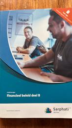 Boek Financieel beleid deel B, Boeken, Ophalen of Verzenden, Zo goed als nieuw, Overige niveaus