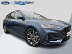 Ford Focus Wagon 1.0 EcoBoost Hybrid ST Line 155pk Automaat, Auto's, Stof, Gebruikt, Euro 6, Blauw