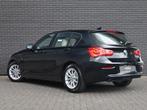 BMW 1-serie 118i Sportline | Sportleder | LED | Navi-Pro |, Auto's, 65 €/maand, Gebruikt, Zwart, Bedrijf