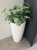 Hoge Elho bloempot met kunstplanten van Intratuin, Ophalen, Zo goed als nieuw
