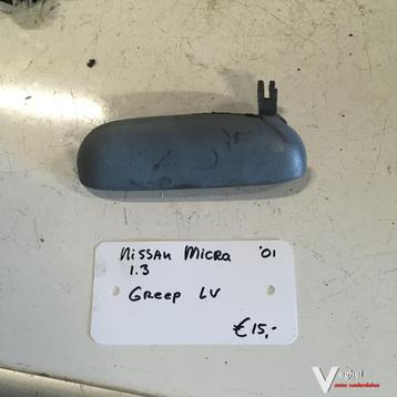 Nissan Micra 2001 1.3 Benzine Greep Klink  LInksvoor beschikbaar voor biedingen