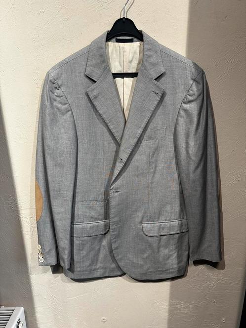 Colbert van Brunello Cucinelli. Maat 48. Grijs, Kleding | Heren, Kostuums en Colberts, Zo goed als nieuw, Maat 48/50 (M), Grijs