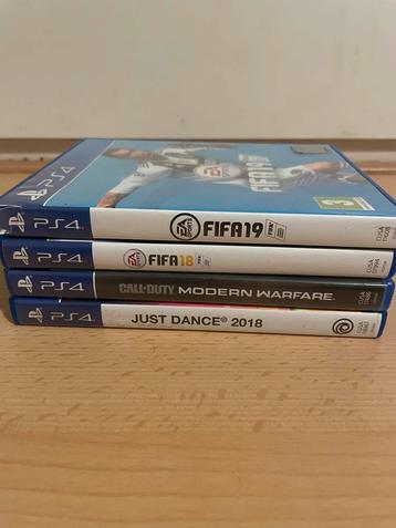 PS4 Games: FIFA, Call of Duty, Just Dance beschikbaar voor biedingen