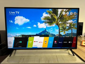 LG 43inch 4K Smart tv - UHD - Werkend te Zien! Veel Apps beschikbaar voor biedingen