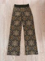 Geisha Broek Pantalon met print jacquard groen, Kleding | Dames, Geisha, Ophalen of Verzenden, Zo goed als nieuw, Maat 36 (S)