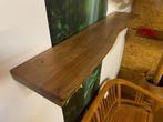 Wandplank Acaciahout, golvende rand+ blind ophangen, vanaf, Ophalen of Verzenden, Nieuw