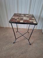 Bijzet tafel met tegeltjes, Ophalen of Verzenden