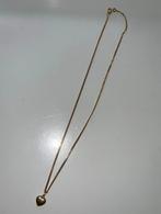 Ketting double goud hartje LK10/000, Ophalen of Verzenden, Zo goed als nieuw, Goud