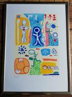 Jan de Bruin(1945) Zeefdruk. '79. Sign & genummerd. 53/73 cm, Ophalen