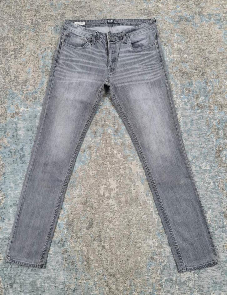 Jack and Jones TIM W32 L34 Slim STRETCH Bronno3234 Grijs, Kleding | Heren, Spijkerbroeken en Jeans, Zo goed als nieuw, W32 (confectie 46) of kleiner