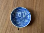 Antiek Blauw-Wit chinese voorstelling Schaaltje Blue willow, Antiek en Kunst, Ophalen of Verzenden