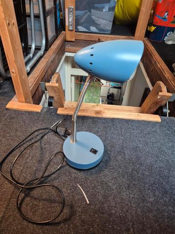 blauwe tafellamp / bureaulamp bureau lamp beschikbaar voor biedingen