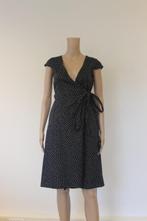 Vanilia zwart/wit gestipte jurk maat 34/36, Kleding | Dames, Zwart, Ophalen of Verzenden, Zo goed als nieuw, .