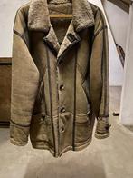 Suède lammy coat heren, Kleding | Heren, Jassen | Winter, Ophalen, Maat 52/54 (L), Bruin, Zo goed als nieuw