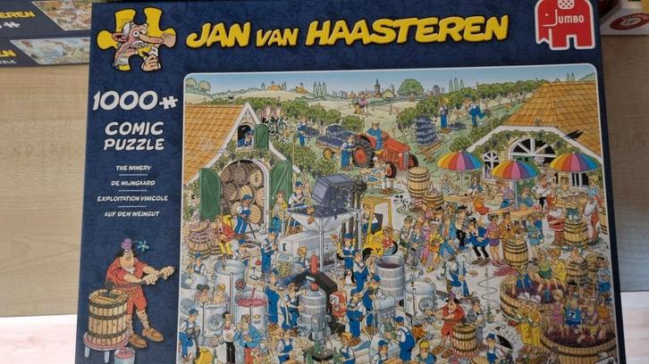 Jan van Haasteren puzzels 1000, 1500 en 2000 stukjes, Hobby en Vrije tijd, Denksport en Puzzels, Zo goed als nieuw, 500 t/m 1500 stukjes