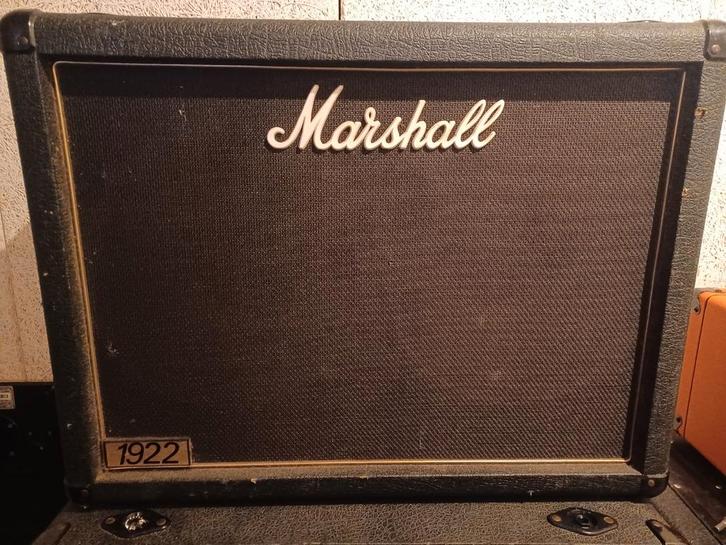 Te koop marshall 1922 cabinet 2x12 inch, Muziek en Instrumenten, Versterkers | Bas en Gitaar, Gebruikt, 100 watt of meer, Ophalen