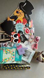 Photobooth props, feest versiering, Ophalen of Verzenden, Nieuw, Feestartikel