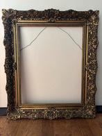 Oude schilderijlijst met gouden details, Ophalen, Rechthoekig, 50 tot 100 cm