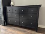 Ikea Hemnes ladekast 8 laden zwart bruin in goede staat, Huis en Inrichting, Kasten | Ladekasten, Ophalen, 5 laden of meer, 150 tot 200 cm