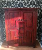 Teakhouten kast | Teak opbergkast | Teak wandkast, Huis en Inrichting, Ophalen, 100 tot 150 cm, Koloniaal, Teakhout