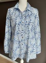 Blouse Uno Due - maat 38/40, Maat 38/40 (M), Blauw, Ophalen of Verzenden, Zo goed als nieuw