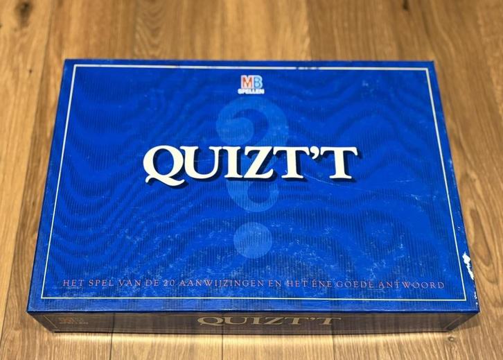 Quizt't, Hobby en Vrije tijd, Gezelschapsspellen | Bordspellen, Gebruikt, Vijf spelers of meer, Ophalen of Verzenden