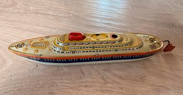 Blikken vintage speelgoed boot beschikbaar voor biedingen