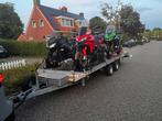 Motortrailer Te Huur 5 Motoren, Diensten en Vakmensen, Verhuur | Auto en Motor, Aanhangwagen