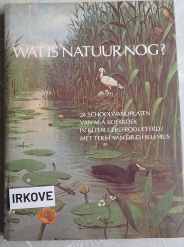 WAT IS NATUUR NOG? * Schoolwandplaten Boek * beschikbaar voor biedingen