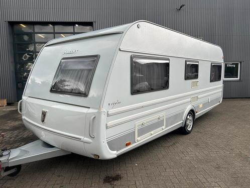 Tabbert Vivaldi 560 Fransbed bj 2012 Voortent, Caravans en Kamperen, Caravans, Bedrijf, tot en met 4, 1250 - 1500 kg, Rondzit