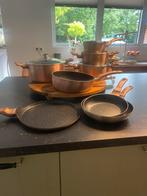 Pannenset Berlinger haus rosé 8 stuks, Ophalen, Zo goed als nieuw, Rvs, Pannenset
