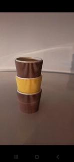 3 vintage eierdopjes, Huis en Inrichting, Keuken | Servies, Overige materialen, Gebruikt, Overige typen, Ophalen of Verzenden