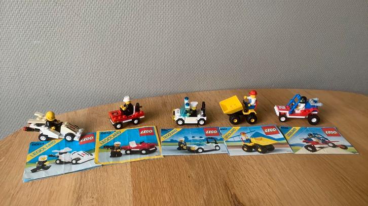 5 x LEGO voertuigen 6612 - 6506 - 6528 - 6507 - 6604, Kinderen en Baby's, Speelgoed | Duplo en Lego, Zo goed als nieuw, Lego, Complete set