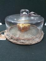 Taartstolp ratan glas, Huis en Inrichting, Ophalen of Verzenden, Nieuw